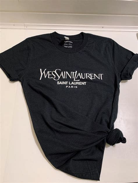 charcoal ysl t shirt